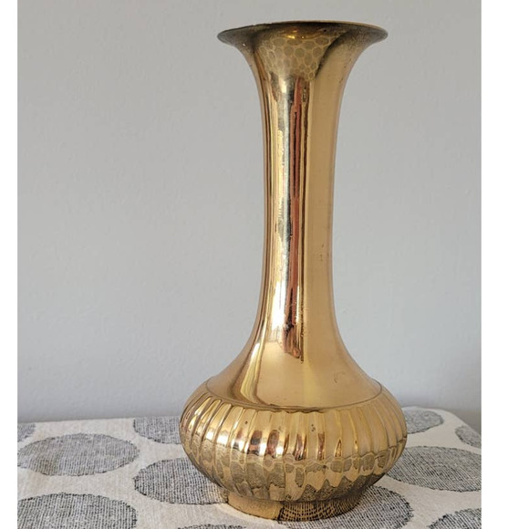 Brass Vase by Wingate Brass A Maleck Company - Picture 2 of 4